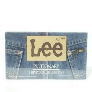 Vintage 1985 Lee Jeans Pocket Pictionary